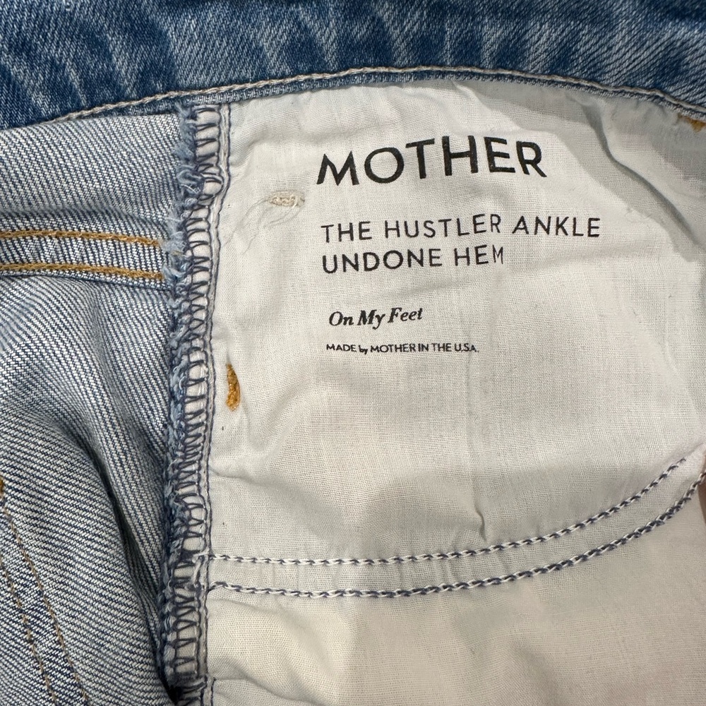 MOTHER SUPERIOR The Hustler Ankle Undone Hem - Picture 6 of 6